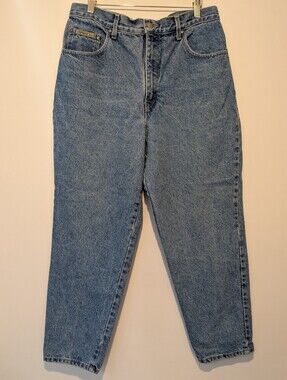 Vintage Sasson Jeans Petite 16 Light Wash High Rise Mom Jeans Made Canada